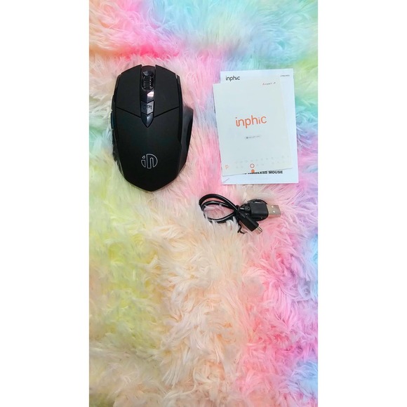 Wireless Mouse, Rechargeable 2.4G PC Laptop Cordless Mice Silent Click, Mac - Picture 3 of 4